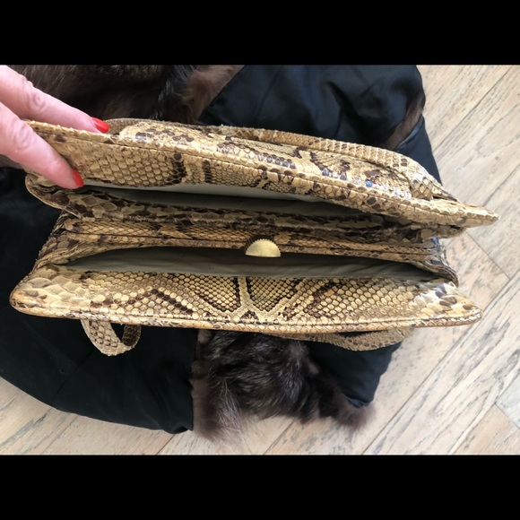 Vintage python handbag - Picture 3 of 6